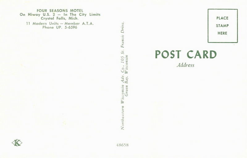 Four Seasons Motel - Postcard View (newer photo)